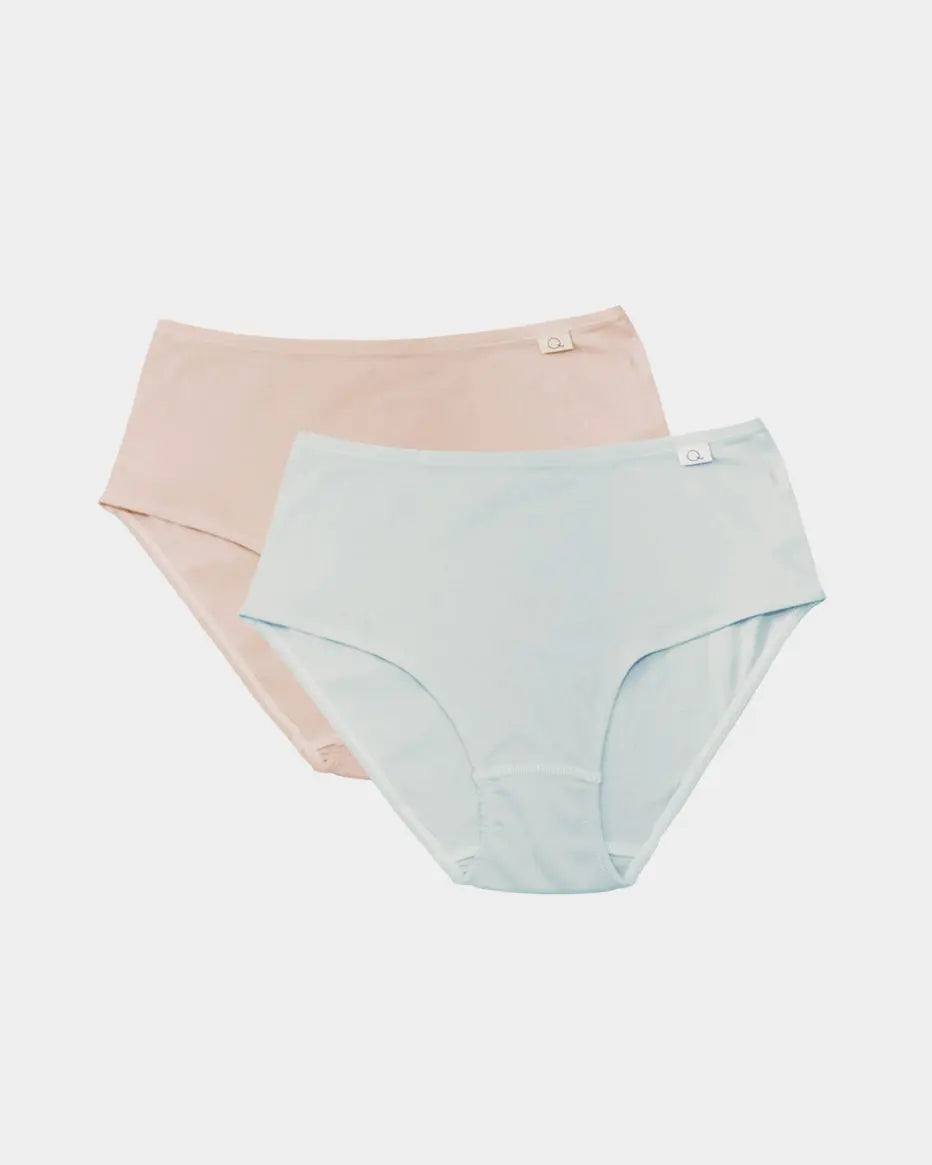 Pure cotton fashion contrast color skin-friendly baby cotton underwear for  women 100% cotton 7A grade antibacterial crotch mid-waist bag hip briefs