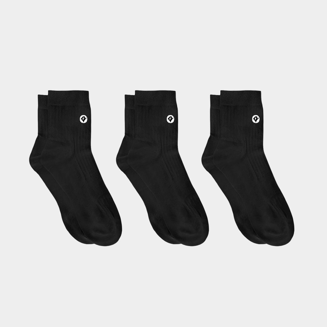 【送料&関税込】Maison KitsunAC Black Cotton Blend Socks - U 送料&関税込】Maison KitsunAC Cotton Socks With Logo (MAISON