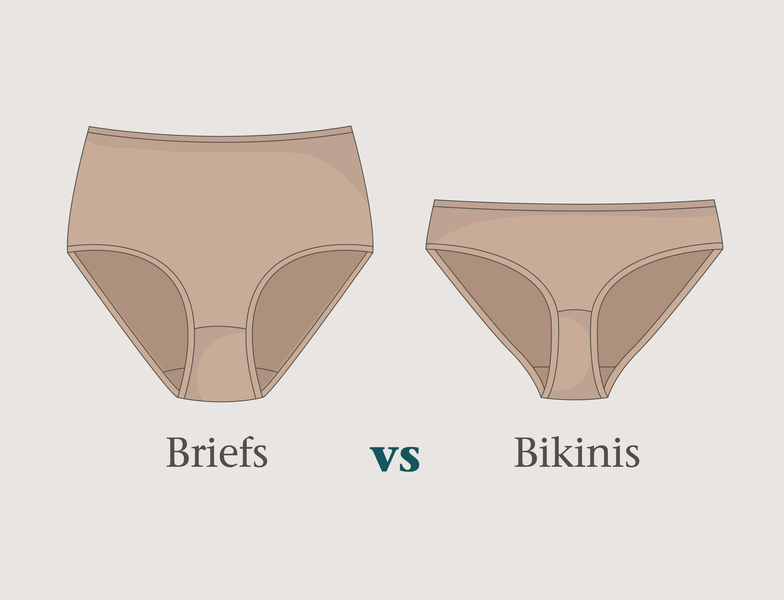 brief vs bikini underwear