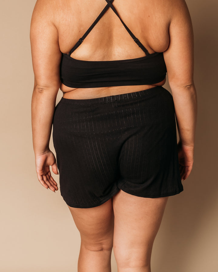 Women's Pointelle Boxers - 100% Organic Cotton