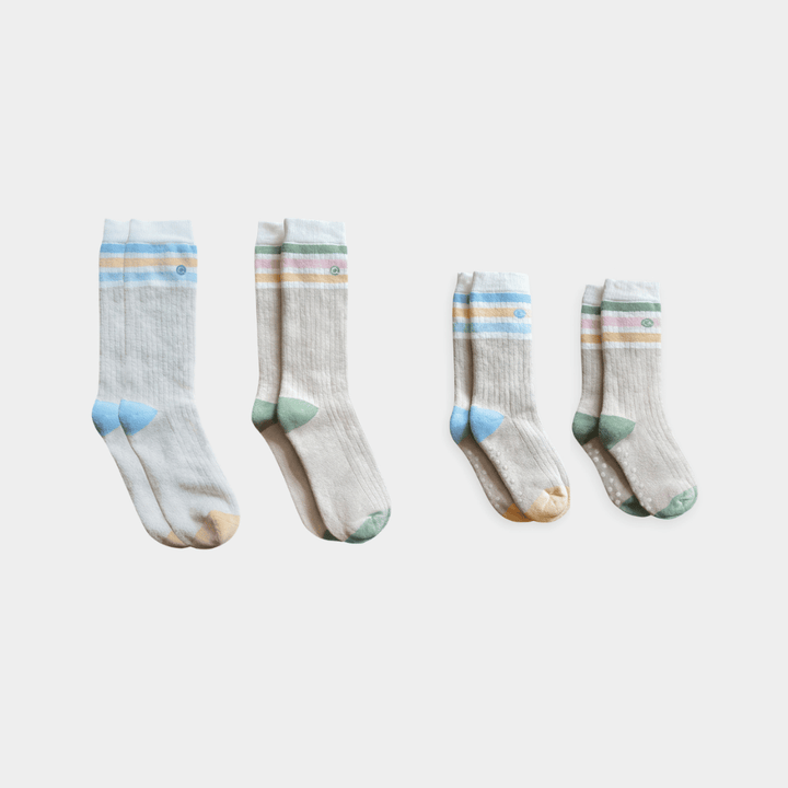 Matching Family Heavyweight (Thick) Socks - 97% Organic Cotton