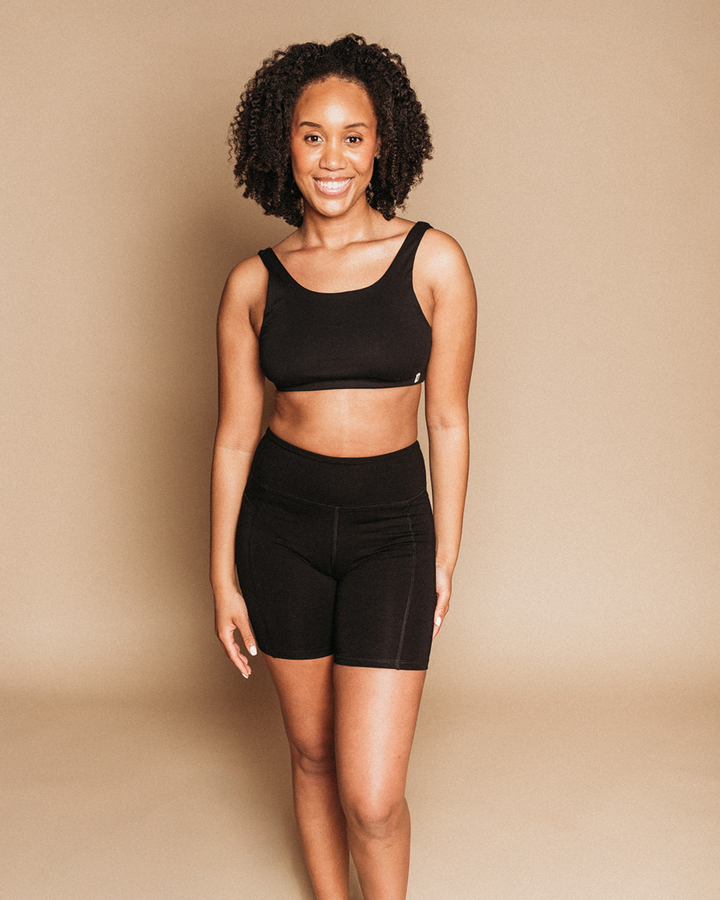 Merino Wool Scoop Bralette - 100% Merino Wool