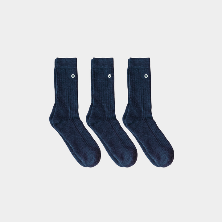 Merino Wool - Cotton Midweight Adult Socks