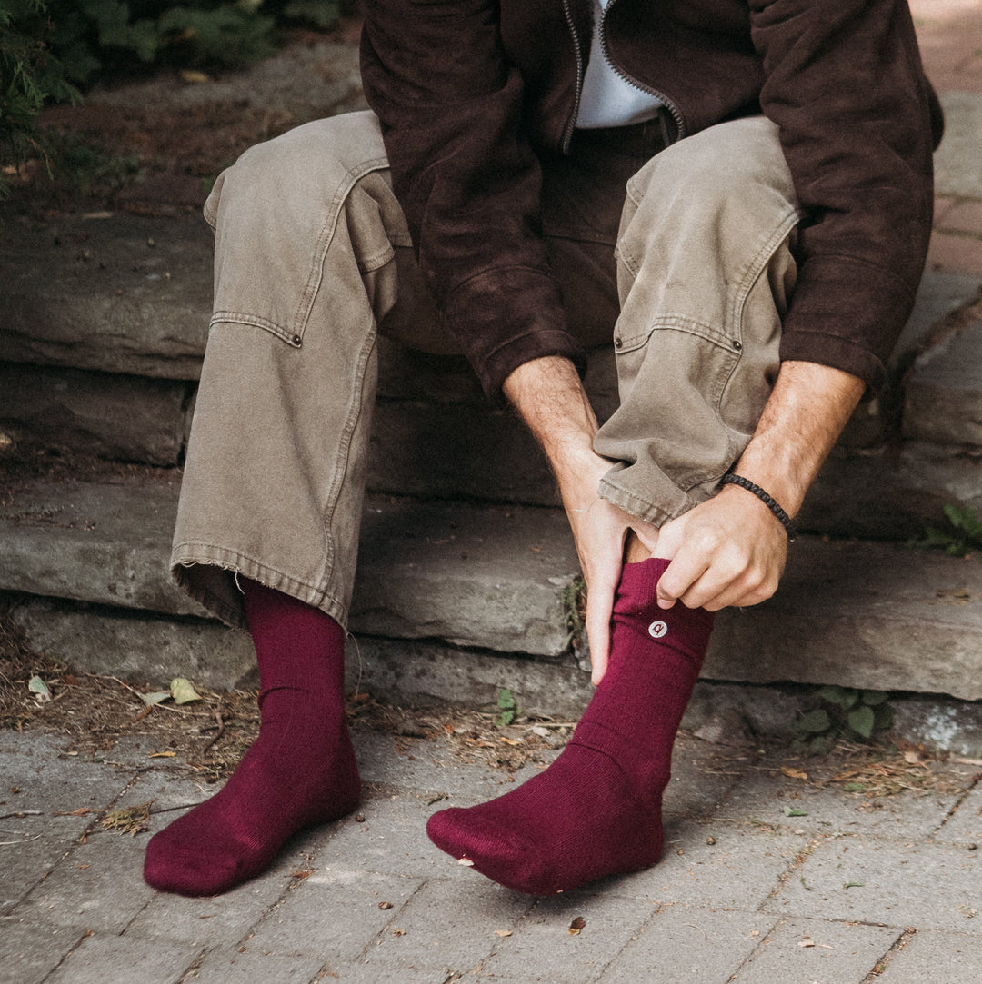 Merino Wool Midweight Adult Socks (GOTS Certified)