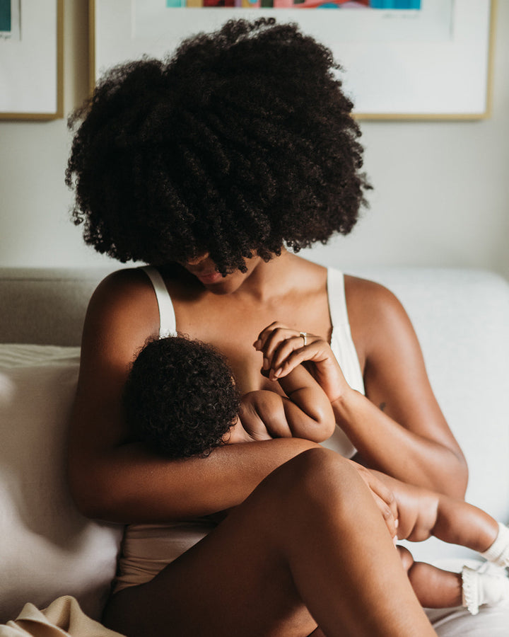 nursing bra with baby