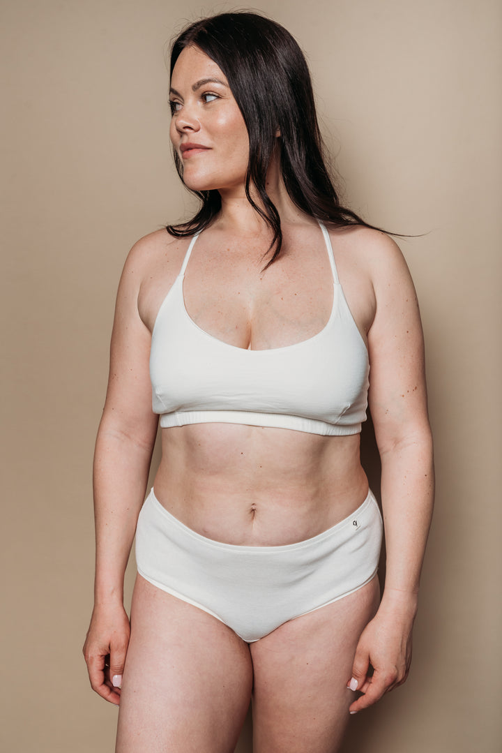 Undyed Womens Classic Brief - 100% Organic Cotton