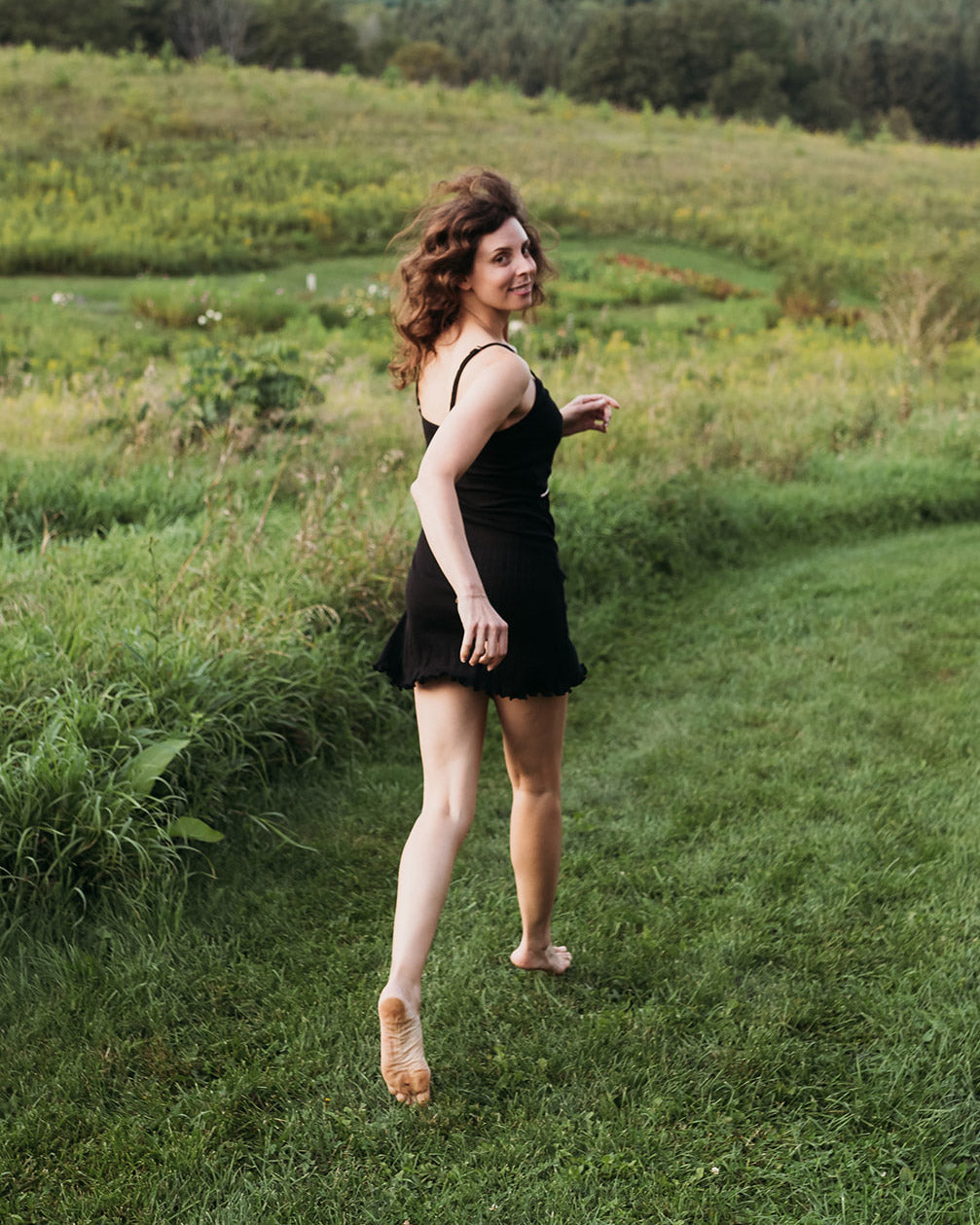 Women's Pointelle Slip Dress - 100% Organic Cotton