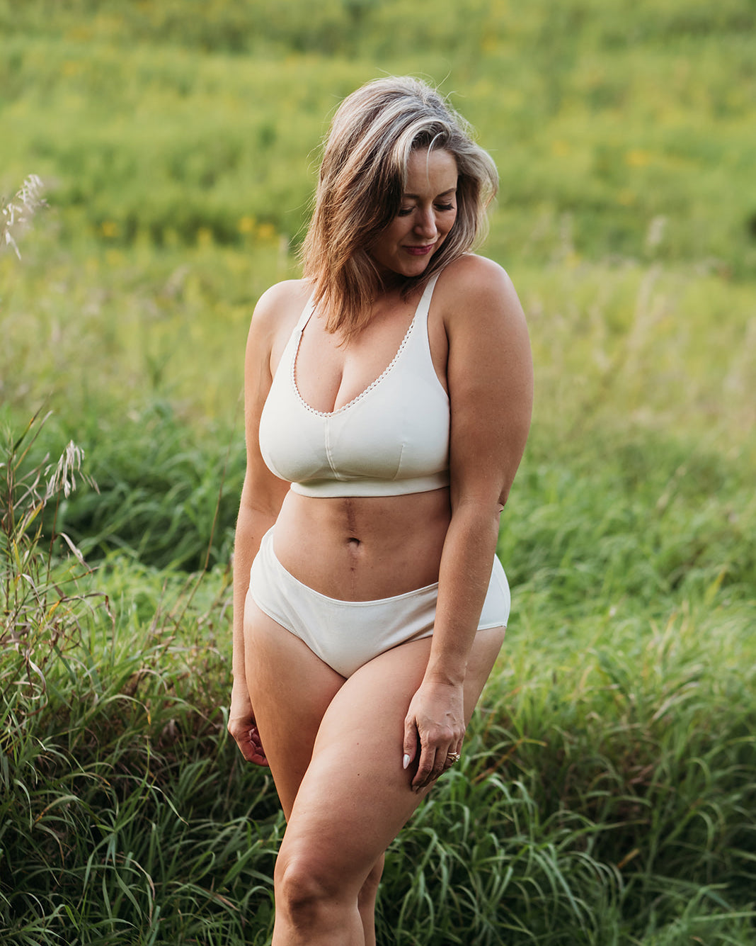 Organic Full Bust Padded Bra - 100% Organic Cotton