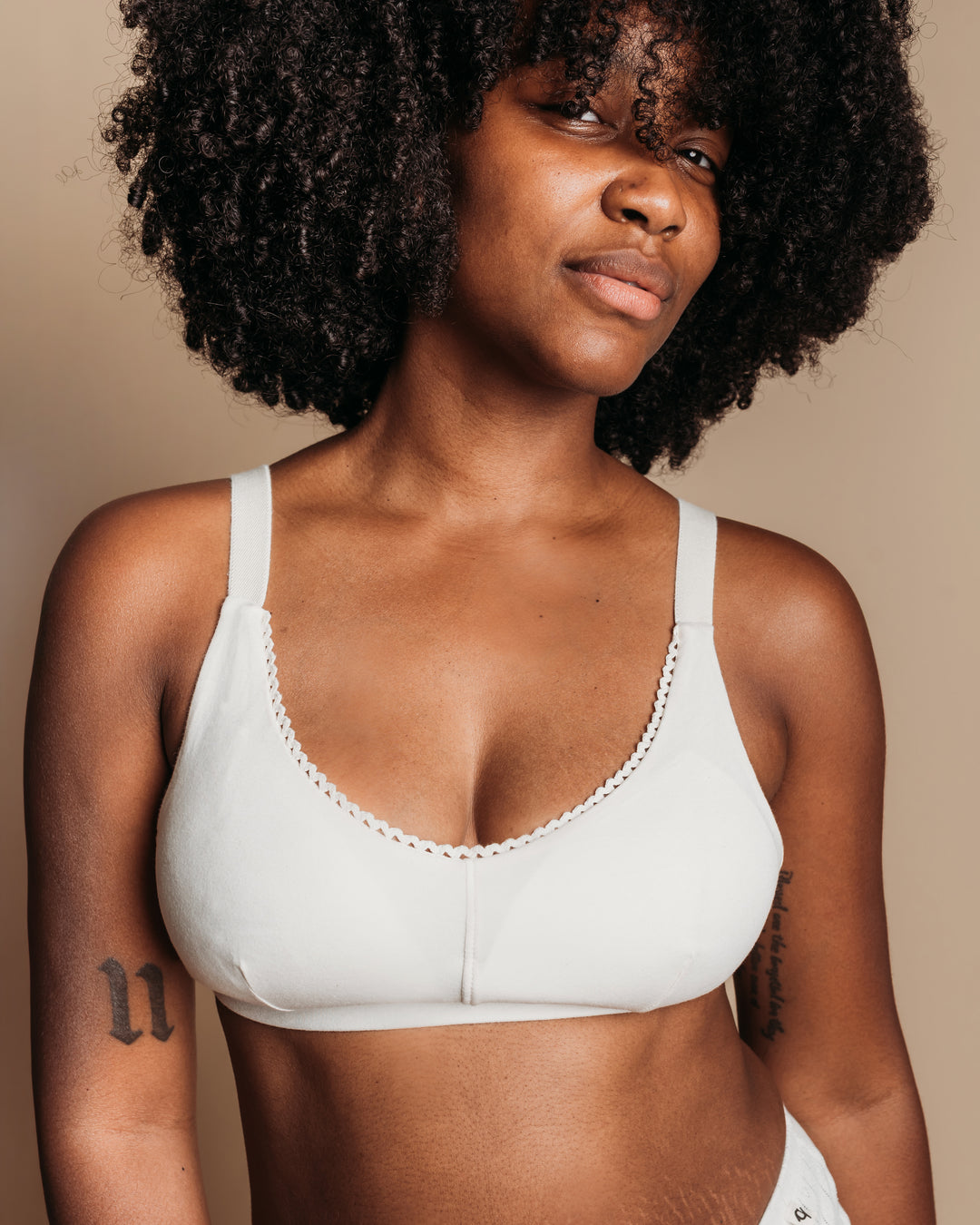 Organic Full Bust Padded Bra - 100% Organic Cotton