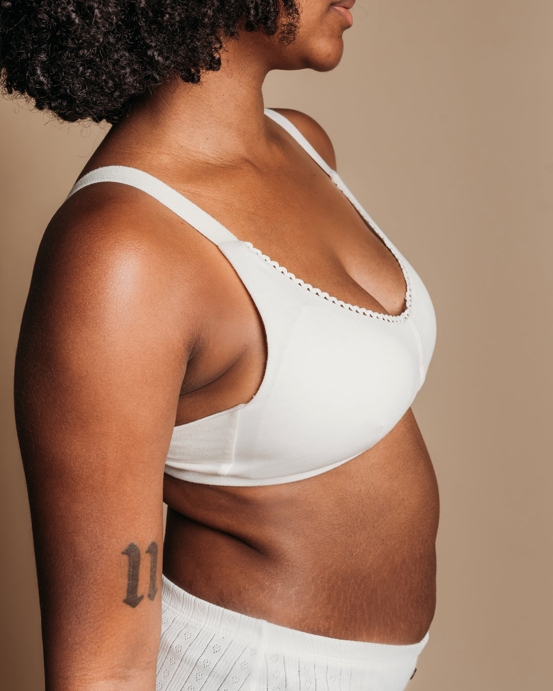 Organic Full Bust Padded Bra - 100% Organic Cotton