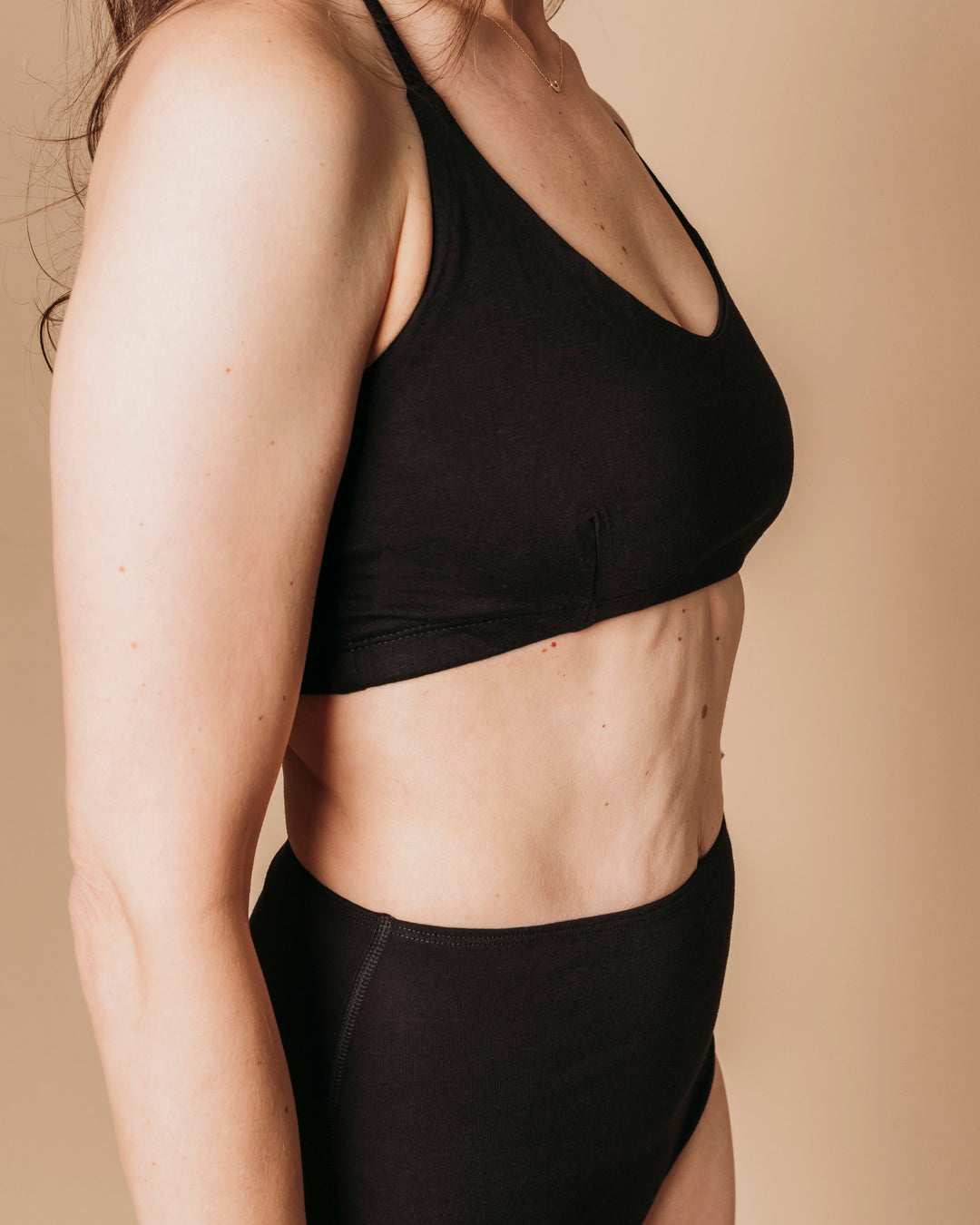 Women's Criss-Cross Bralette - 100% Organic Cotton