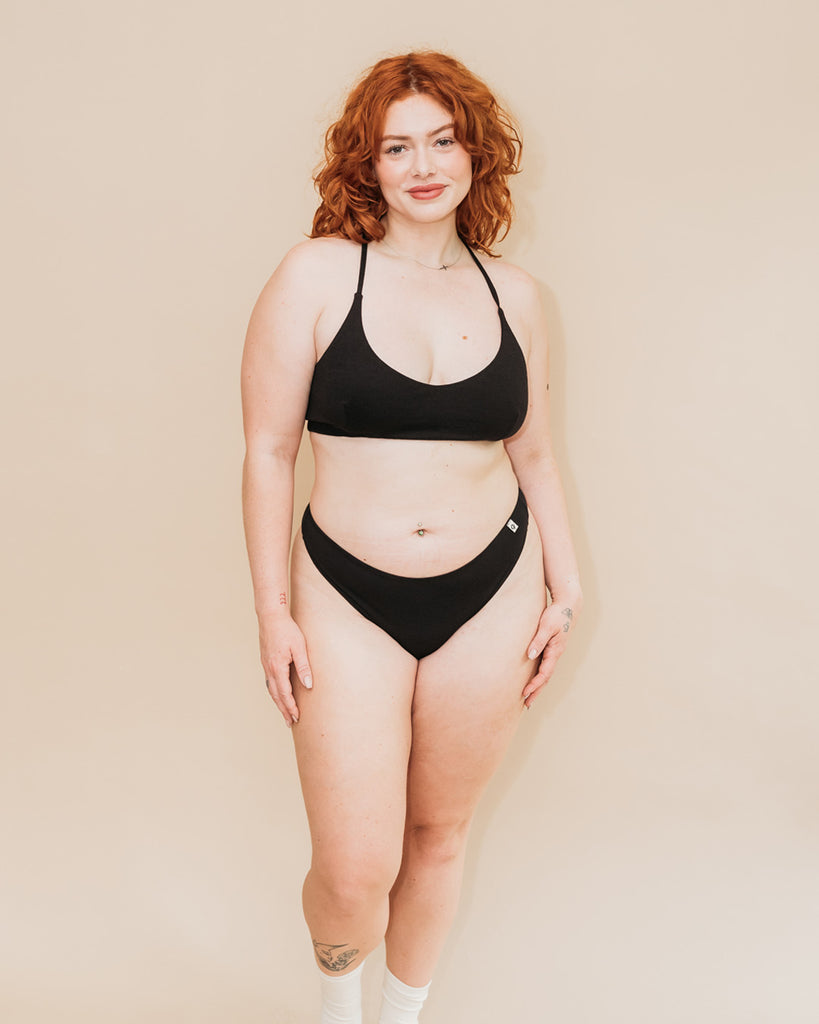 Stretch Thong 95% Organic Cotton