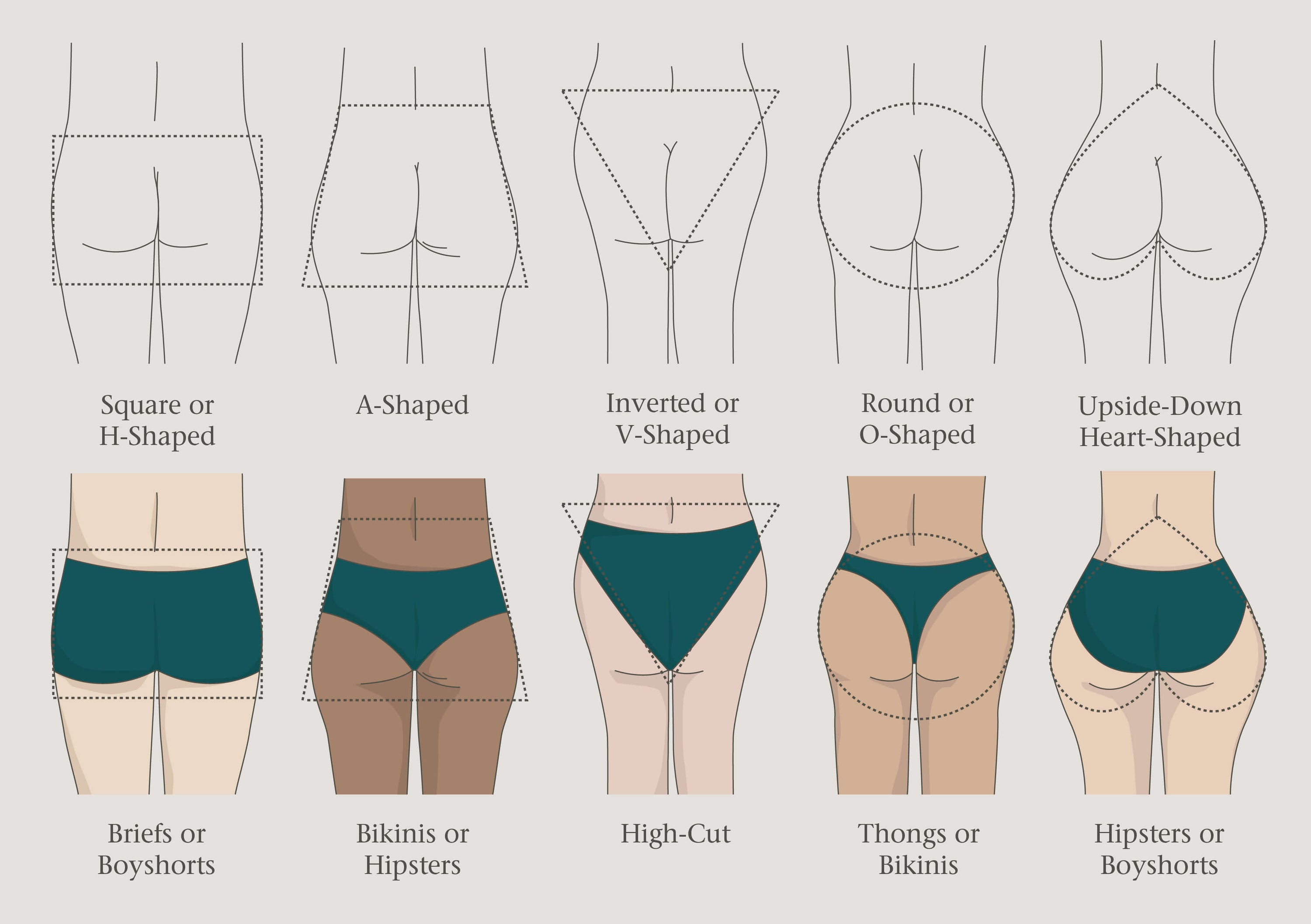 underwear for butt shape